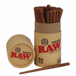 RAW Wooden Poker Small 11 cm – 50er Box